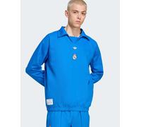 adidas Originals - Real Madrid Terrace Icons - Top da allenamento in drill color blu bird/bianco XL