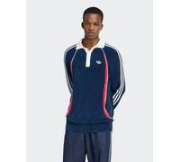 adidas Originals - Retro Remix Teamgeist - Polo blu indaco, rosso scarlatto e bianco sporco-Viola M