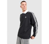 adidas Originals Rugby Long Sleeve Polo Shirt, Nero L
