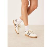 adidas Originals - Samba LT - Sneakers crema e argento metallizzato-Bianco 36