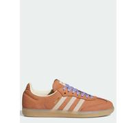 adidas Originals Samba OG sneakers arancioni e bianche con lacci viola-Marrone 42 2/3