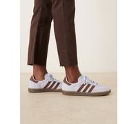 adidas Originals - Samba OG - Sneakers azzurre e marroni-Marrone 38 2/3