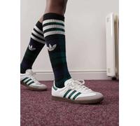 adidas Originals - Samba OG - Sneakers bianche e verde scuro-Bianco 35.5
