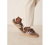 adidas Originals - Samba OG - Sneakers marroni all'uncinetto e panna-Marrone 45 1/3