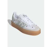 adidas Originals - Sambae - Scarpe bianche e verde lino-Bianco 44