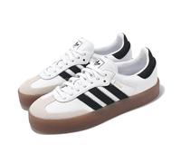 adidas Originals Sambae W Cloud White Black Women Casual Platform Shoes JI1349