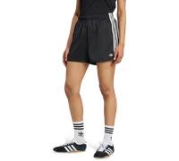 Pantaloncini in raso adidas Originals con volant 3 Strisce Black L