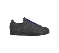 Adidas Originals - Scarpe da skate - Superstar ADV Carbon/Carbon/Core Purple per Uomo in Pelle - Taglia 44 2/3 - Grigio