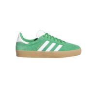 Adidas Originals - Scarpe da skateboard - Gazelle Adv Green/Cloud White/Gold Metallic per Uomo in Pelle - Taglia 5,5 UK - Verde