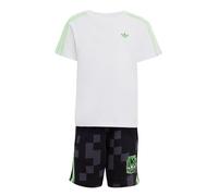 ADIDAS ORIGINALS Set 'x Minecraft' grigio scuro / verde chiaro / nero / bianco Bambini ADIDAS ORIGINALS 104 grigio scuro / verde chiaro / nero / bianco