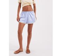 adidas Originals shorts sprinter a tre strisce blu e crema M
