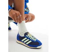 adidas Originals - SL 72 OG - Sneakers blu e verdi-Multicolore 35 1/3