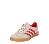 adidas Originals - Gazelle Indoor - Sneakers color crema e rosse-Bianco 42 2/3