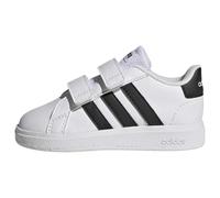 Scarpe adidas Grand Court Lifestyke Hook and Loop bambino bianco nero - 27