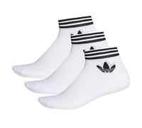 ADIDAS originals calze corta logo bianco unisex 43/46