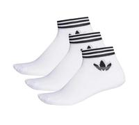 ADIDAS originals calze corta logo bianco unisex 39/42
