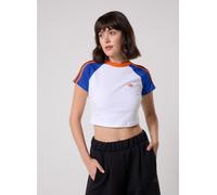 ADIDAS ORIGINALS Maglietta 'Sst' blu / arancione scuro / bianco Donna - Abbigliamento - Taglie comode - Maglie e top - Maglie e T-shirt ADIDAS ORIGINALS XS