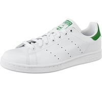 adidas Originals Stan Smith M, Scarpe da Ginnastica Unisex - Adulto, White Green, 45 1/3 EU