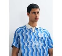 adidas Originals - Summer - Maglia estiva blu con logo 2XL