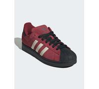 adidas Originals - Superstar II - Scarpe bordeaux e bianco crema-Marrone 40