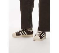 adidas Originals - Superstar II - Sneakers marroni con stampa pitonata-Marrone 40
