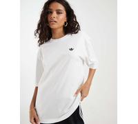 adidas Originals - T-shirt basic oversize bianca-Bianco XS