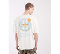 Adidas Originals Basketball Crest T-shirt Uomo - Magliette Bianco - Taglia XXL - Jersey di cotone White XXL
