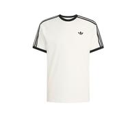 adidas Originals -T-shirt bianca con tre strisce-Bianco XS