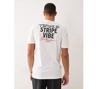 adidas Originals - T-shirt con logo bianca-Bianco L