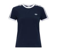 Adidas Originals - T-shirt Slim 3-Stripes - - Tops - Donna - Blu - S