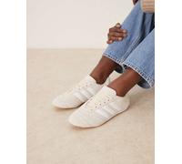 adidas originals - Taekwondo - Sneakers stringate beige e bianche-Grigio 39 1/3