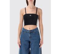 ADIDAS ORIGINALS Top cropped in misto cotone S Nero