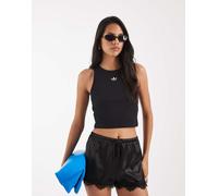 adidas Originals - Top senza maniche basic nero a coste S