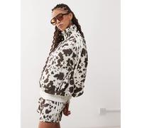 Track top adidas Originals Satin Multicolor / Off White 2XS