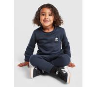 adidas Originals Trefoil Essential Crew Tracksuit Infant, blu 0-3M