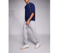 Pantaloni Trefoil Essentials Medium Grey Heather / White L