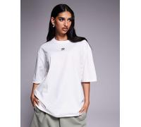 adidas Originals - Trefoil Essentials - T-shirt bianca-Bianco L