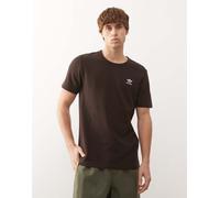 adidas Originals - Trefoil Essentials - T-shirt color caffè aurora in piqué-Marrone L