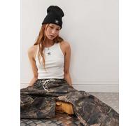 adidas Originals - Trefoil Essentials - Top senza maniche bianco a coste M