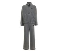 Adidas Denim Crew Set unisex Tute da ginnastica - Grigio - Jersey di cotone - Foot Locker Grey 117 - 122 CM