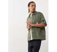 adidas Originals - Wabash - Camicia kaki a maniche corte-Verde S