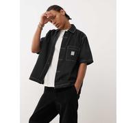 adidas Originals - Wabash - Camicia nera a maniche corte-Nero S