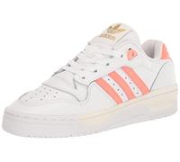 adidas Originals Women's Rivalry Low Sneaker, White/Coral Fusion/Gold Metallic, 6.5