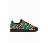 adidas Originals Women's Superstar II "Black Green Leopard"