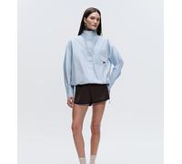 adidas Originals x ASOS - Camicia oversize blu con collo a imbuto S