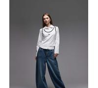 adidas Originals x ASOS - Canotta bianca-Bianco XS