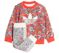 Adidas Originals X Liberty London Crew Set Kids Neonato - Tute da ginnastica Rosso - Taglia 69 - 74 CM - Poly Mesh Red 69 - 74 CM