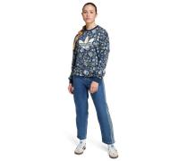 Adidas Originals X Liberty London unisex Felpe - Blu - Jersey di cotone - Foot Locker Blue 153 - 158 CM