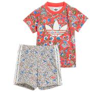 Adidas Originals X Liberty London unisex Tute da ginnastica - Rosso - Jersey di cotone - Foot Locker Red 63 - 68 CM