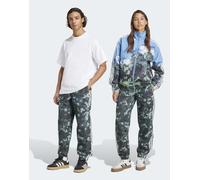 adidas Originals x Minecraft - Pantaloni sportivi verdi e argento con stampa S